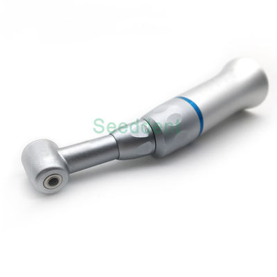 China Foshan factory price dental supply push button low speed handpiece contra angle / dental unit parts 1:1 contra angle supplier