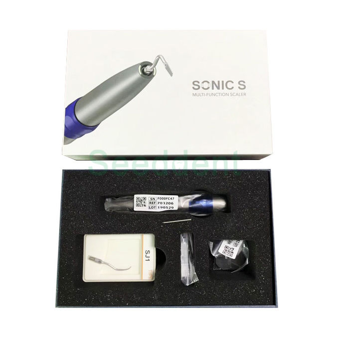 Sonic L dental air scaler with quick coupling and Fiber optic air scaler with light SE-H120LQD